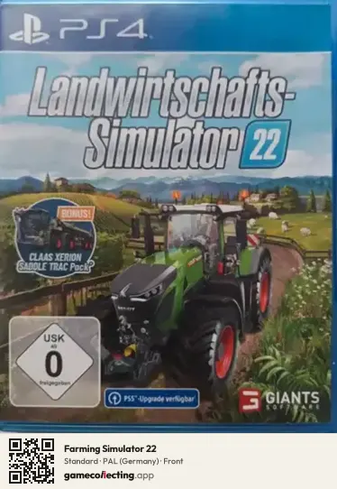 Farming Simulator 22 PlayStation 4, Germany box front