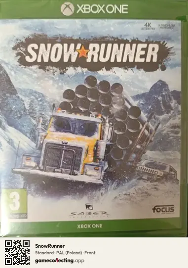 SnowRunner Xbox One, Poland box front