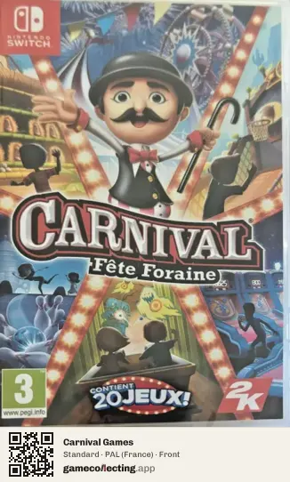 Carnival Games Nintendo Switch, France box front