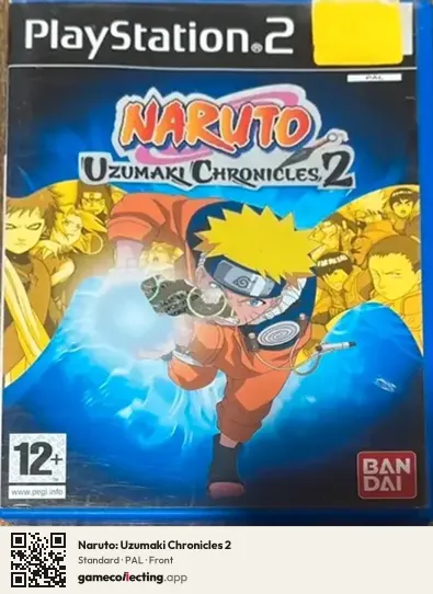 Naruto: Uzumaki Chronicles 2 PlayStation 2, PAL box front