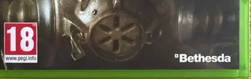 Fallout 4, the USK square on its front