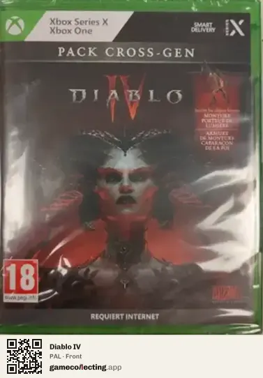 Diablo IV Xbox Series X, PAL box front