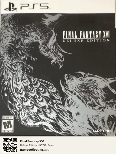 Final Fantasy XVI PlayStation 5, NTSC box front