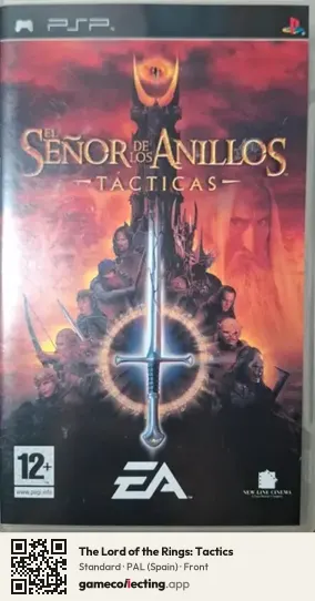 The Lord of the Rings: Tactics PlayStation Portable, Spain box front