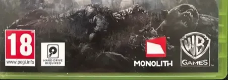 Middle-earth: Shadow of Mordor, the USK square on its front