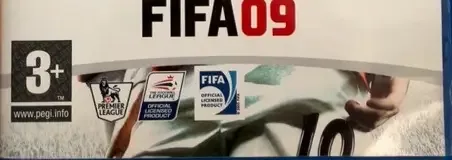 FIFA 09, the PEGI square on its front