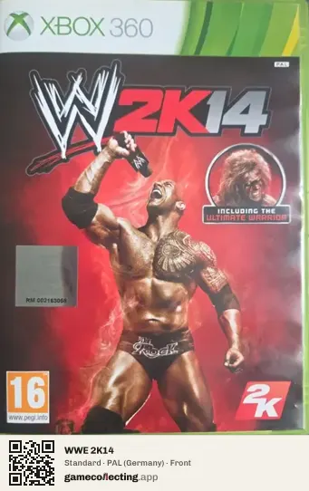 WWE 2K14 Xbox 360, Germany box front