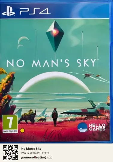 No Man's Sky PlayStation 4, Germany box front