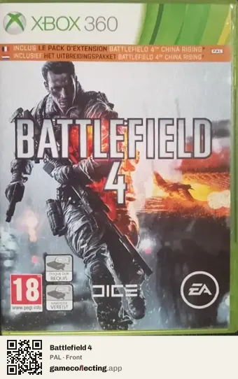 Battlefield 4 Xbox 360, PAL box front