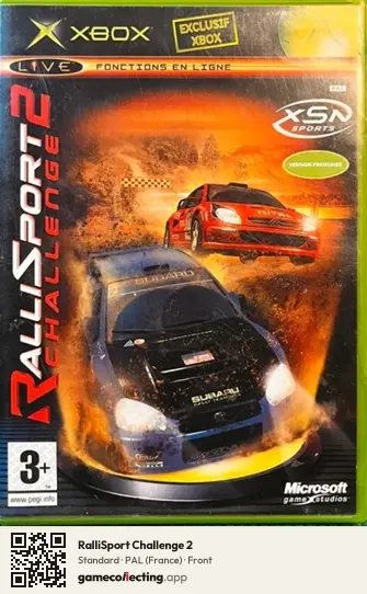 RalliSport Challenge 2 Xbox, France box front