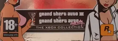 Grand Theft Auto Double Pack, the PEGI square on its front