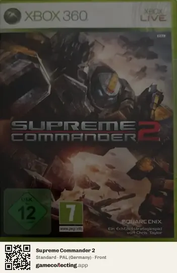 Supreme Commander 2 Xbox 360, Germany box front