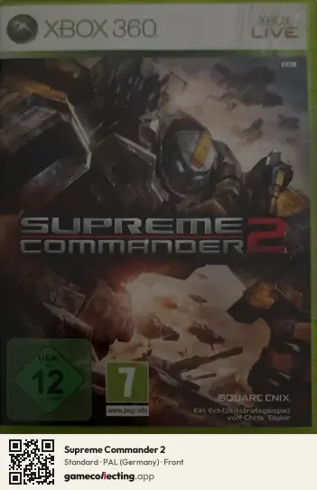 Supreme Commander 2 Xbox 360, Germany box front
