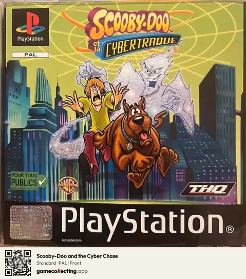 Scooby-Doo and the Cyber Chase PlayStation, PAL box front