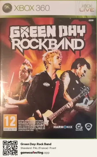 Green Day: Rock Band Xbox 360, France box front
