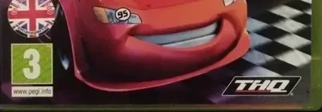 Cars Race-O-Rama, the PEGI square on its front