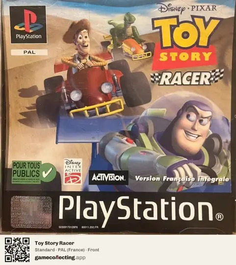 Toy Story Racer PlayStation, France box front