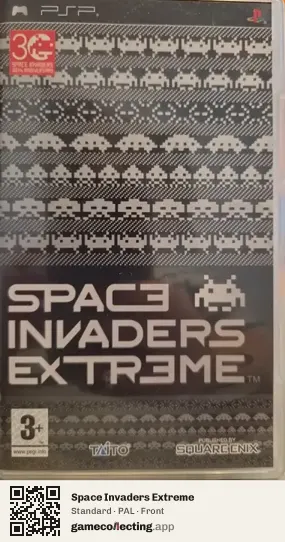 Space Invaders Extreme PlayStation Portable, PAL box front
