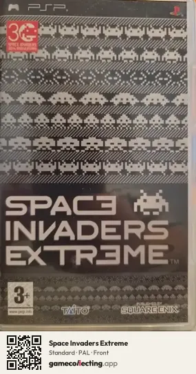 Space Invaders Extreme PlayStation Portable, PAL box front