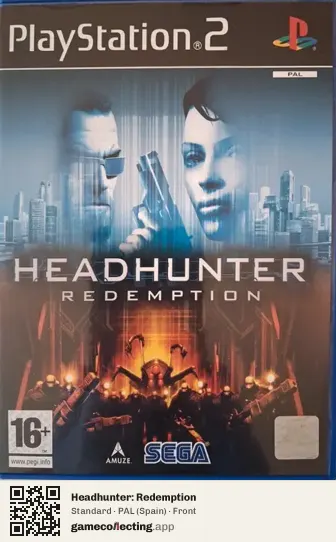 Headhunter: Redemption PlayStation 2, Spain box front