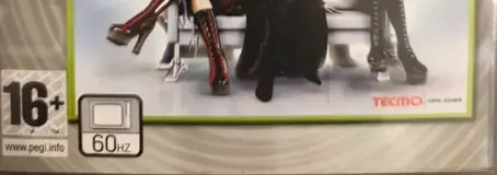 Dead or Alive 4, the PEGI square on its front