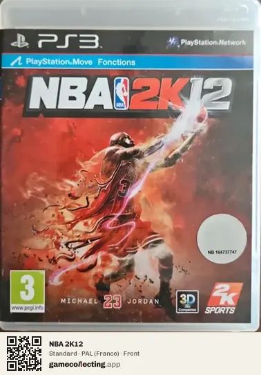NBA 2K12 PlayStation 3, France box front
