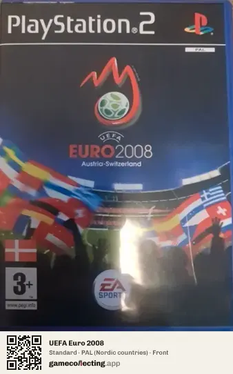UEFA Euro 2008 PlayStation 2, Nordic countries box front