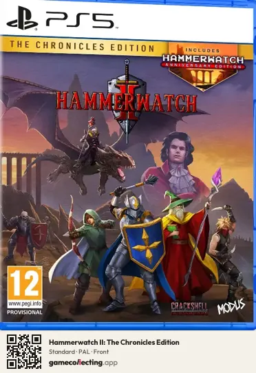 Hammerwatch II: The Chronicles Edition PlayStation 5, PAL box front