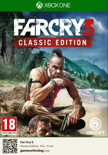 Far Cry 3 Xbox One, PAL box front