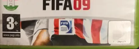 FIFA 09, the PEGI square on its front