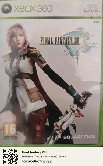 Final Fantasy XIII Xbox 360, Netherlands box front