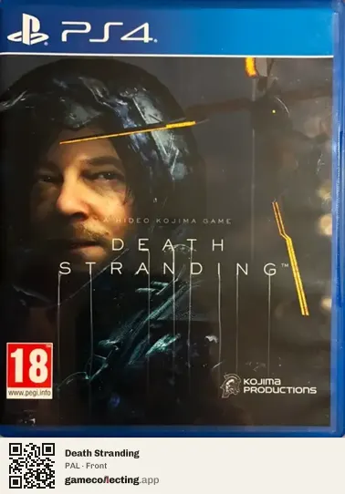 Death Stranding PlayStation 4, PAL box front