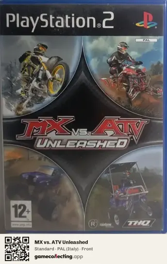 MX vs. ATV Unleashed PlayStation 2, Italy box front