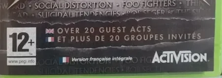 Guitar Hero: Metallica, the PEGI square on its front
