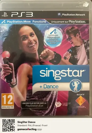 SingStar Dance PlayStation 3, France box front