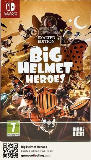 Big Helmet Heroes Nintendo Switch, PAL box front