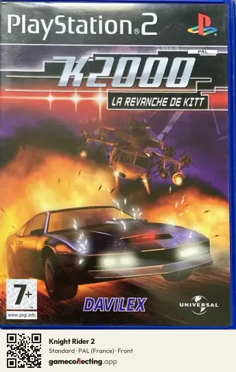 Knight Rider 2 PlayStation 2, France box front