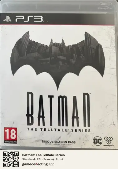 Batman: The Telltale Series PlayStation 3, France box front