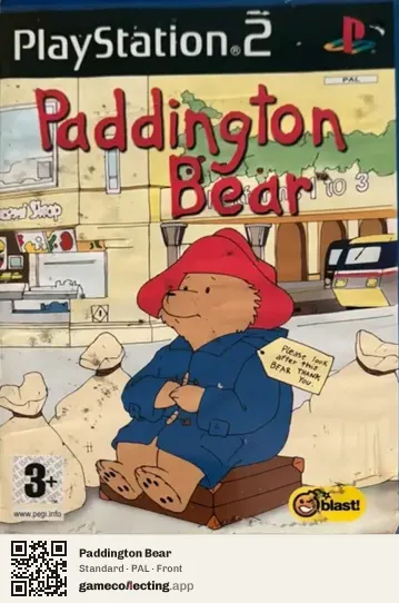 Paddington Bear PlayStation 2, PAL box front