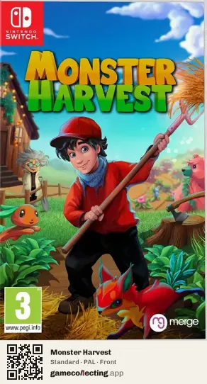Monster Harvest Nintendo Switch, PAL box front