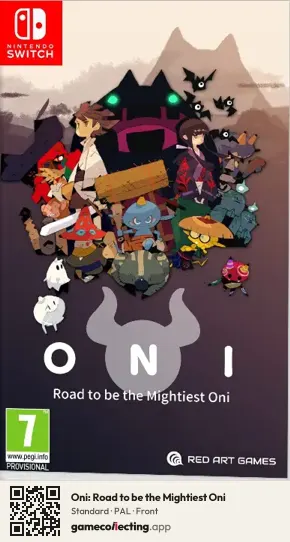Oni: Road to be the Mightiest Oni Nintendo Switch, PAL box front