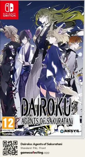 Dairoku: Agents of Sakuratani Nintendo Switch, PAL box front