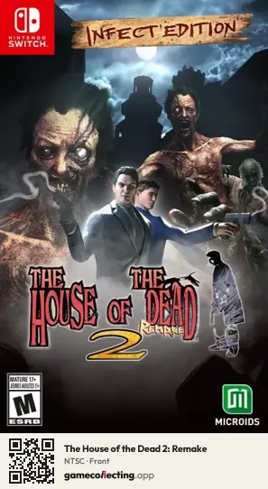 The House of the Dead 2: Remake Nintendo Switch, NTSC box front