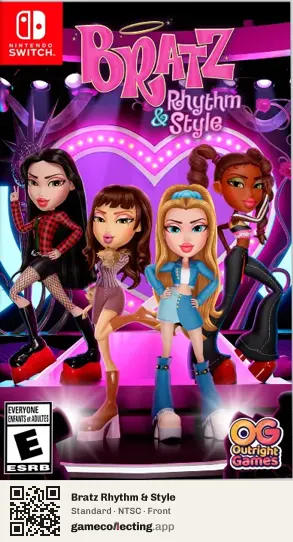 Bratz Rhythm & Style Nintendo Switch, NTSC box front