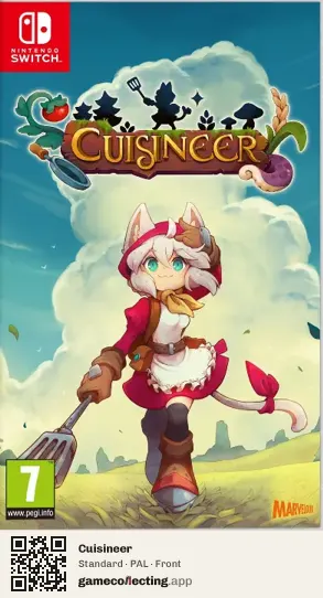 Cuisineer Nintendo Switch, PAL box front