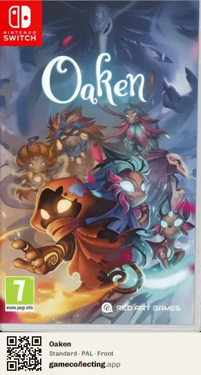 Oaken Nintendo Switch, PAL box front