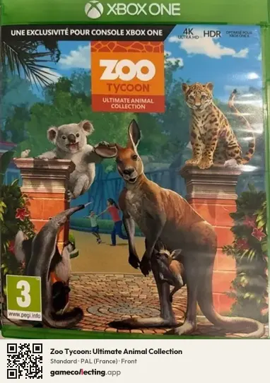 Zoo Tycoon: Ultimate Animal Collection Xbox One, France box front