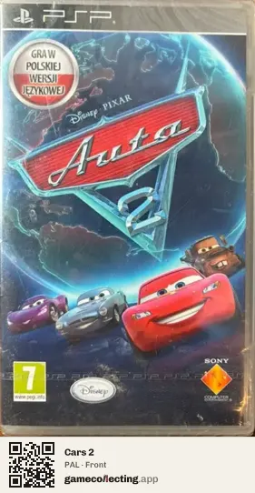 Cars 2 PlayStation Portable, PAL box front
