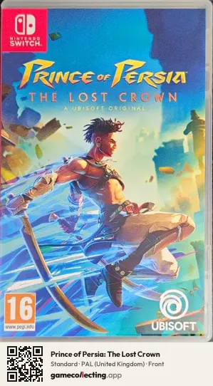 Prince of Persia: The Lost Crown Nintendo Switch, United Kingdom box front