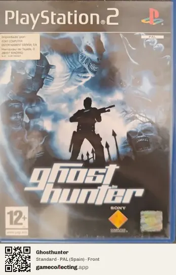 Ghosthunter PlayStation 2, Spain box front